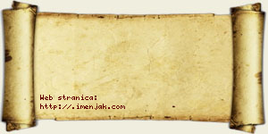 Omilj Jelić vizit kartica